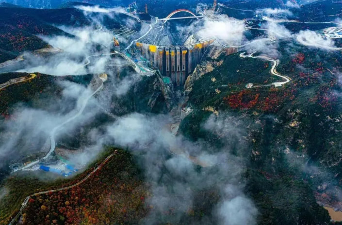 扎根國家布局，發(fā)力重點項目 | 常州液壓關(guān)鍵裝備助力陜西東莊水利樞紐工程成功下閘蓄水